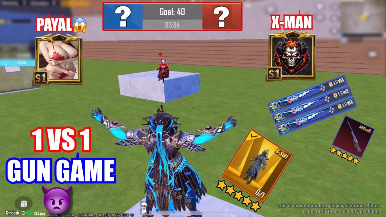 BEST FUNNY😂WOW GAMEPLAY WITH PAYAL AND MT😱1VS1 GUN GAME DEATH MATCH🔥PUBG MOBILE