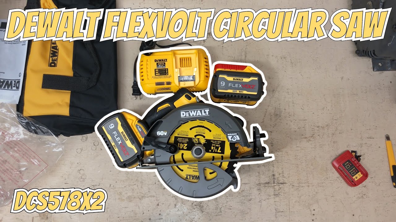 DeWalt FLEXVOLT Circular Saw DCS578 (DCS578X2 Kit) - What's In the Box?