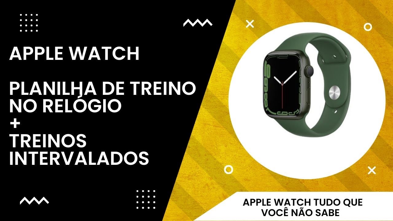Como Monto Treinos Intervalados no Apple Watch Passo a Passo