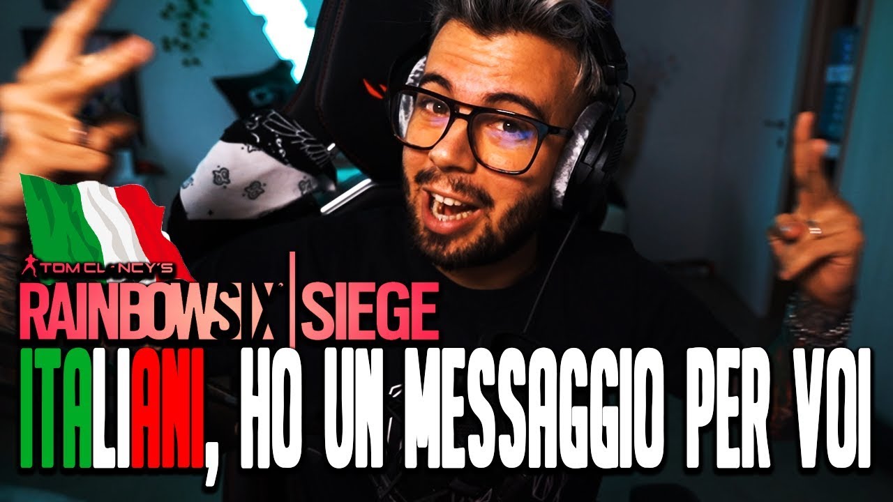 ITALIANI, HO UN MESSAGGIO PER VOI! Rainbow Six PS4