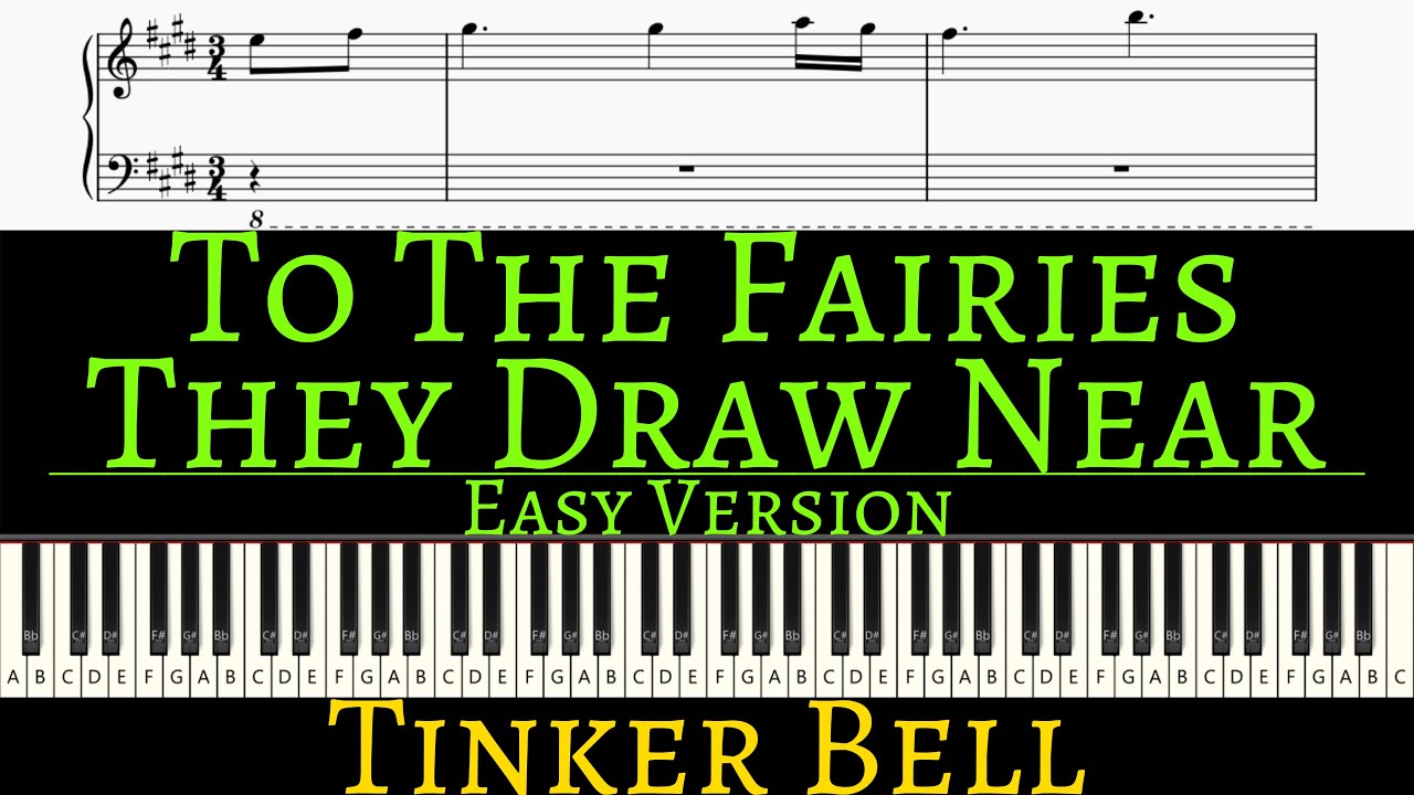 Loreena McKennitt - To The Fairies They Draw Near (From Tinker Bell) | EASY piano cover by Pianotato