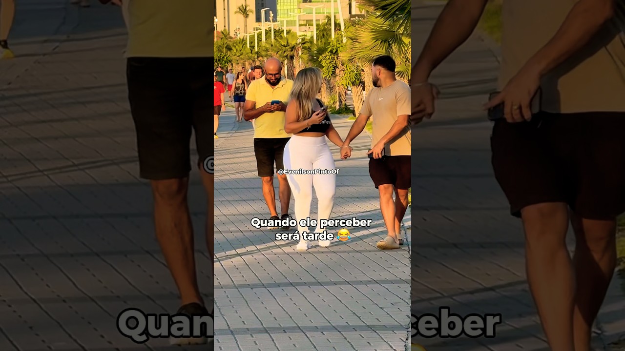 Quando ele perceber ser&aacute; tarde #casal #humor #shorts