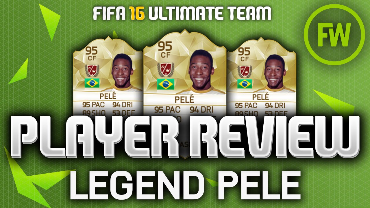 FIFA 16 LEGEND PEL&Eacute; (95) *RAREST LEGEND* PLAYER REVIEW (FIFA 16 ULTIMATE TEAM)