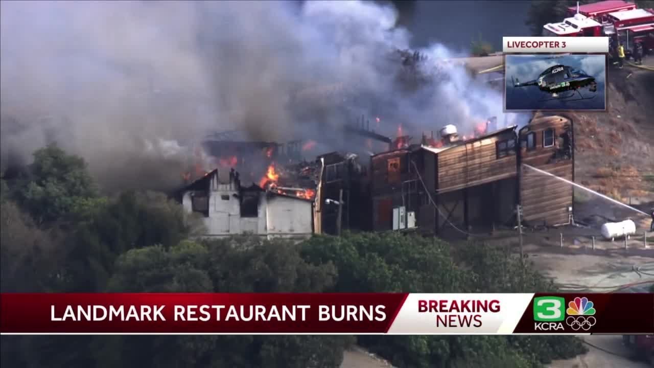 Crews battle fire at historic Giusti's restaurant in Walnut Grove
