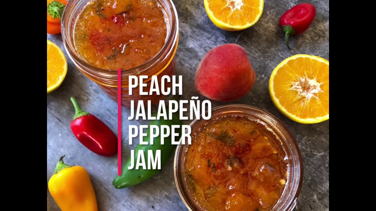 Easy Homemade Peach and Jalapeno Pepper Jam | No Pectin | Quick & Delicious
