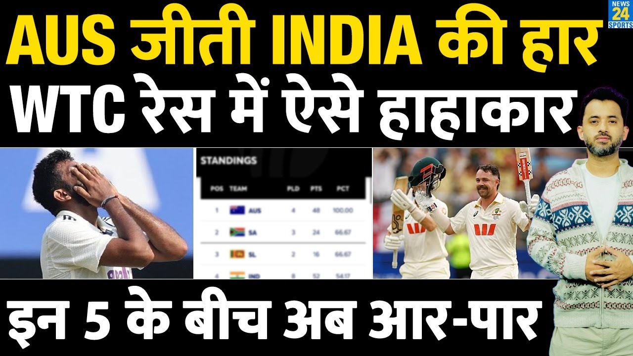 WTC Points Table : Australia Win ने India को फंसाया | England | Sri Lanka | Pakistan | Scenario