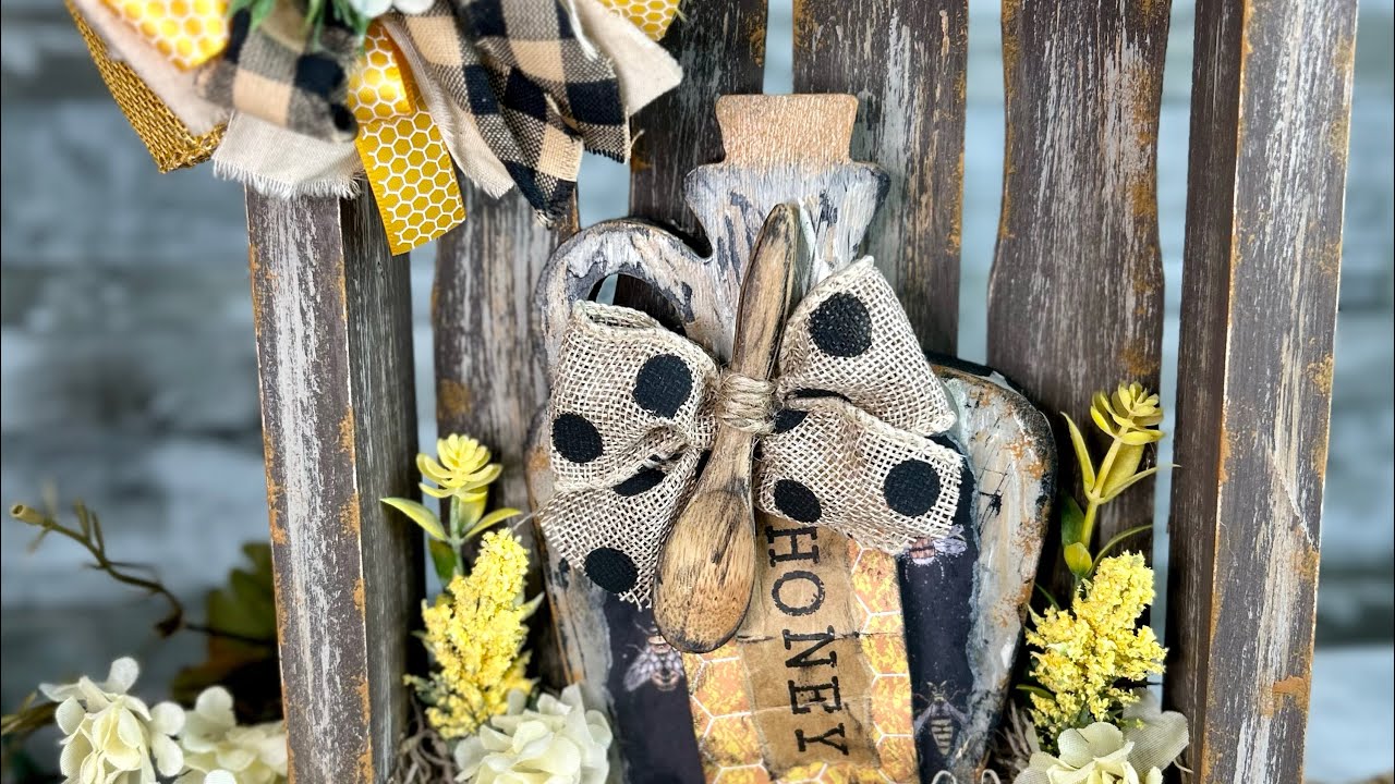 Rustic Honey Jug