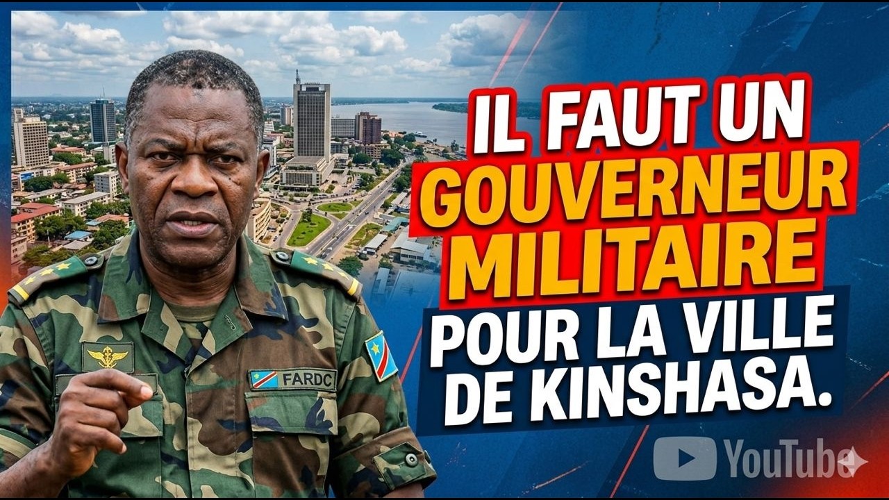 IL FAUT UN GOUVERNEUR MILITAIRE PONA KIN PONA DESORDRE ELEKI MINGI, SELON UN COMMUCATEUR DU CHEF