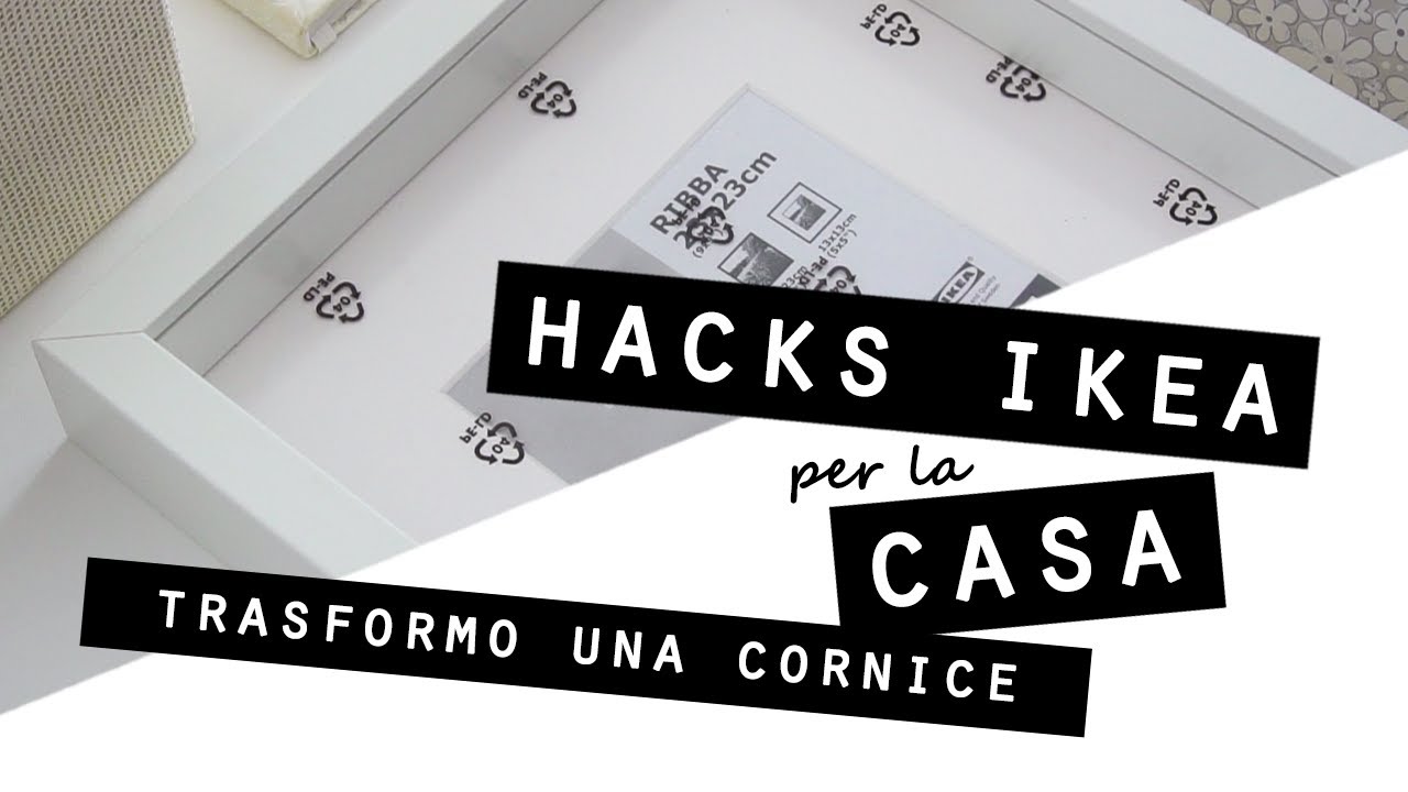 HACKS IKEA per la CASA/Come TRASFORMO e RIUTILIZZO una CORNICE IKEA