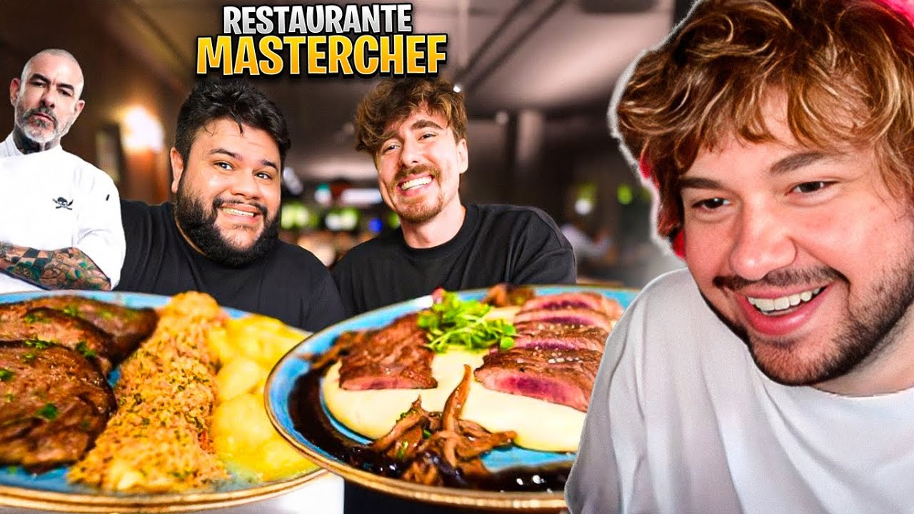 CONHECENDO RESTAURANTE MASTERCHEF! - React Thiago Quatroque
