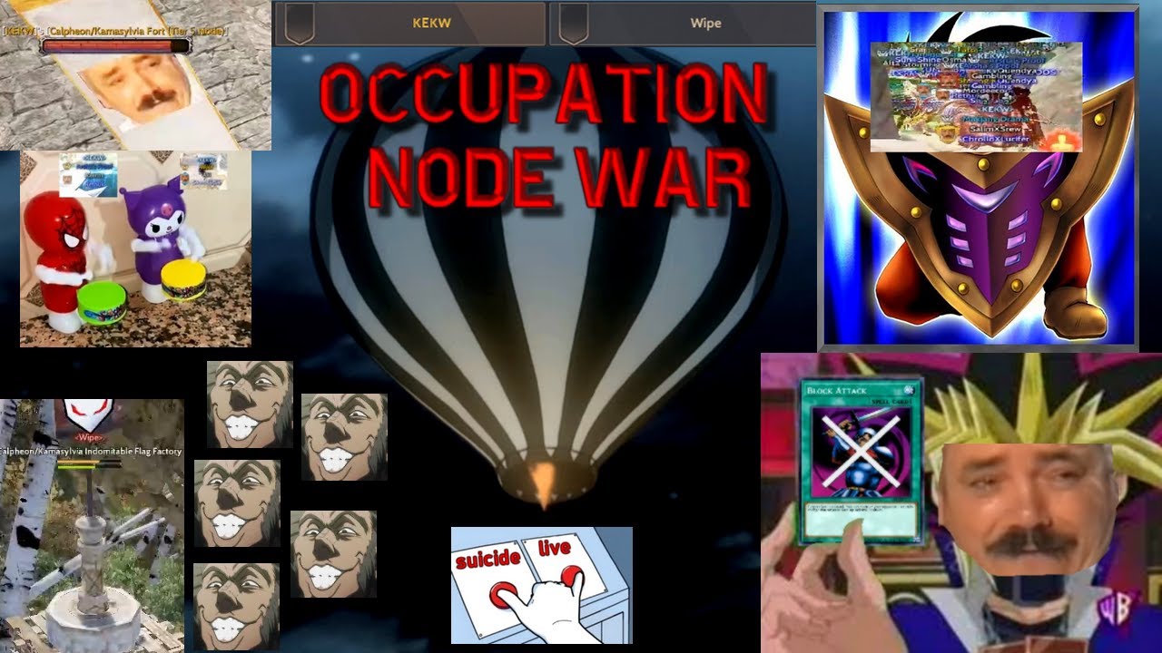 KEKW Node War highlights #3 : Wipe Vs KEKW Occupation War