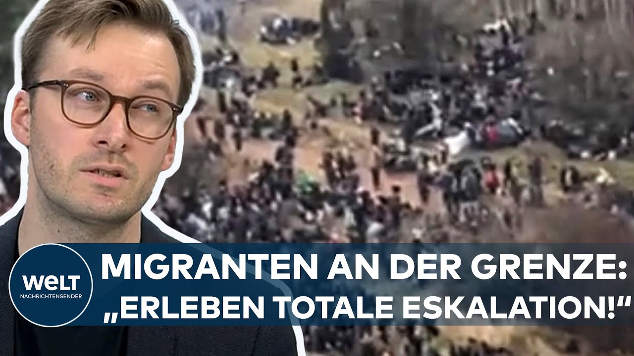 MIGRANTEN AN DER GRENZE ZU POLEN: 