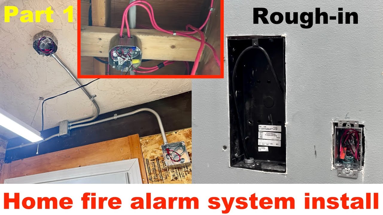 Installing a fire alarm system in my house, Notifier addressable rough-in (part 1)