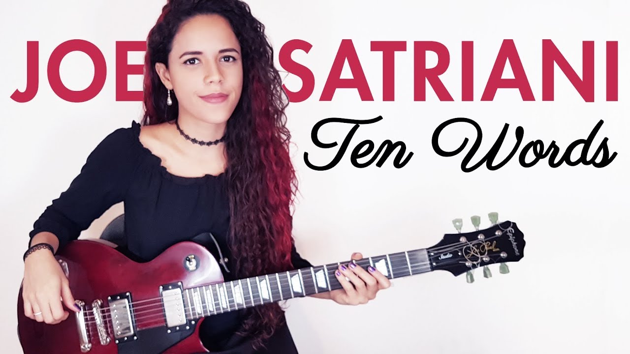 Joe Satriani - Ten Words Guitar Cover | Noelle dos Anjos
