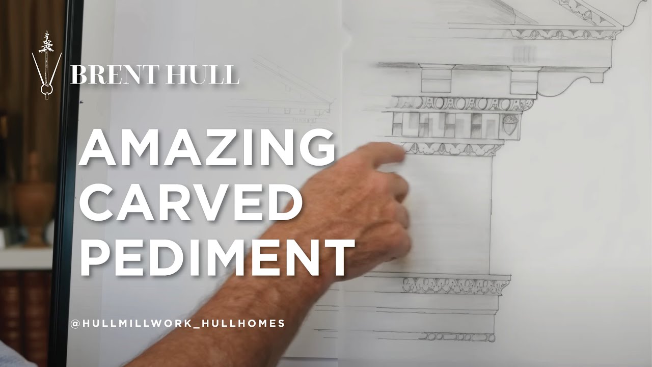 Building an Amazing Carved Pediment for a Library
