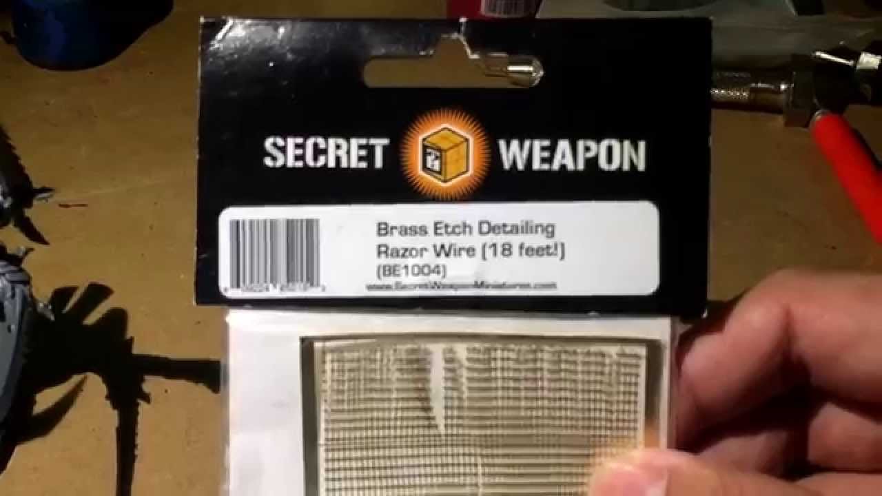 Unboxing and Review Secret Weapon Razor Wire - PART 1