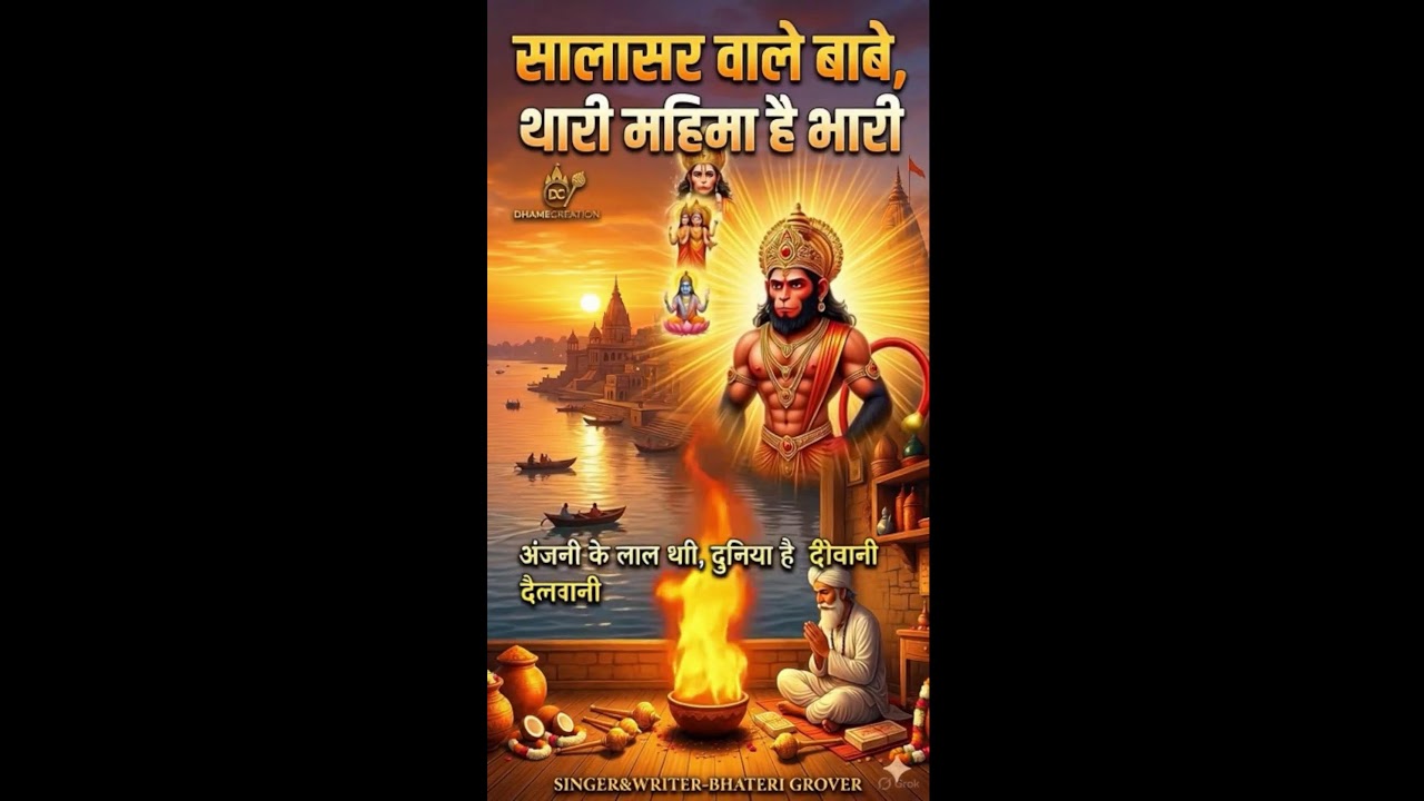 सालासर वाले बाबे, थारी महिमा है भारी
अंजनी के लाल थारी, दुनिया है दीवानी