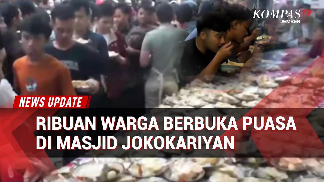 Ribuan Warga Padati Masjid Jogokariyan Yogyakarta untuk Buka Puasa Bersama