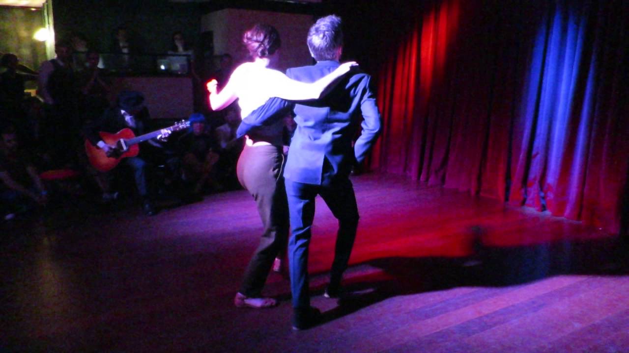 2016 ESBF - Vicci & Adamo dance blues with Dan Nash playing guitar @ Big Mama in Madrid