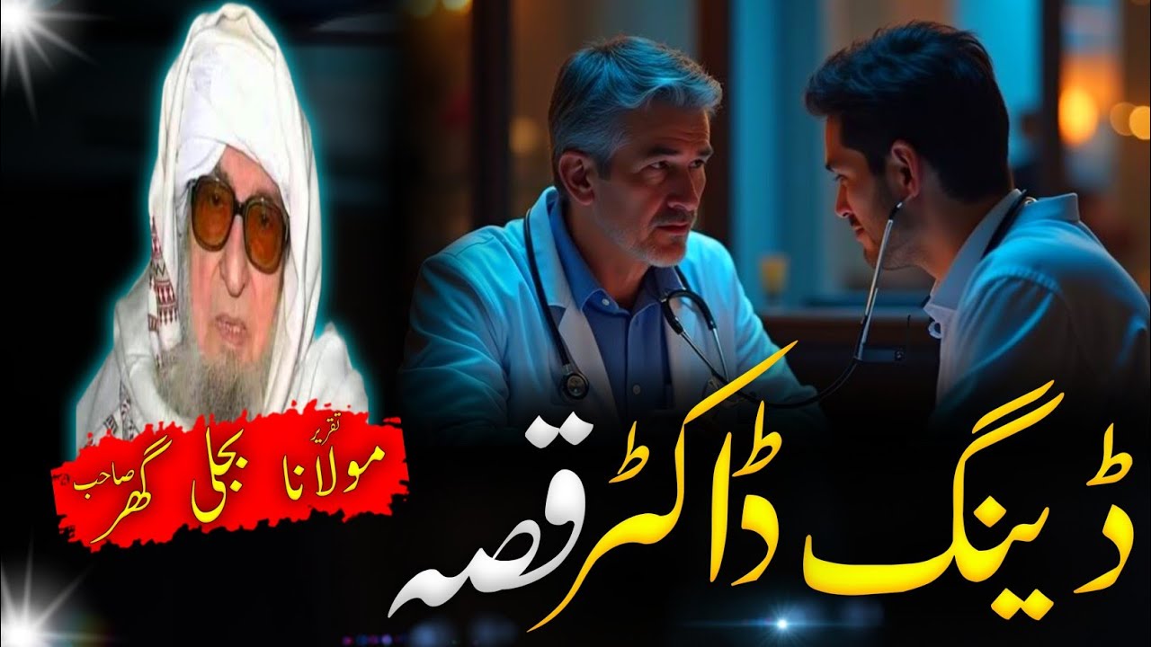 Ding Doctor qissa. Pashto Bayan Mulana Bijli Ghar Sahib.