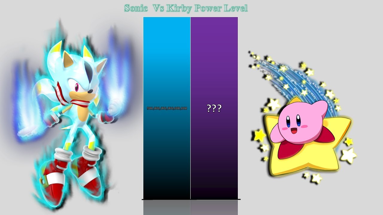 SONIC Vs KIRBY POWER LEVEL