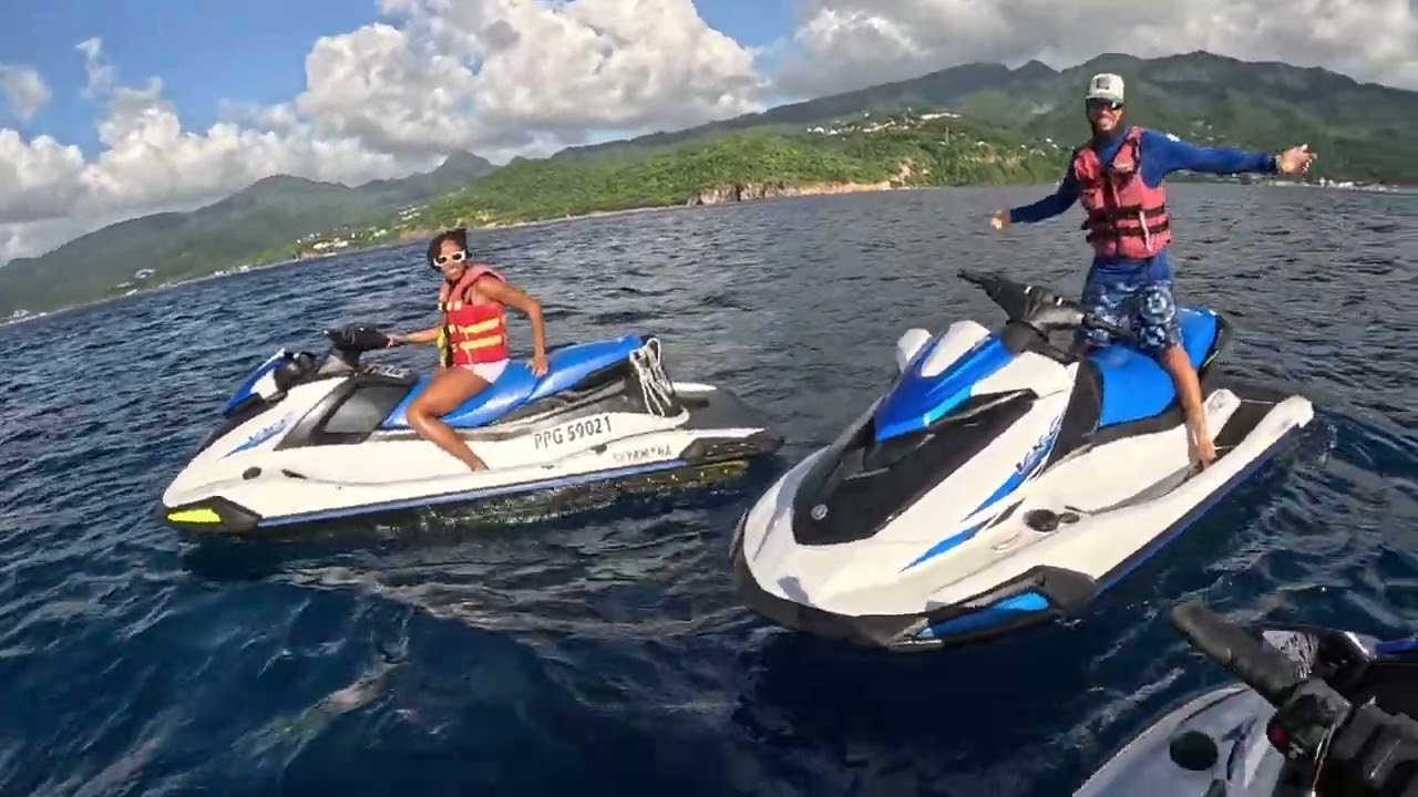BOUILLANTE VUE DE LA MER EN JET SKI 4K ! BALADE A 75 KM/H MAX