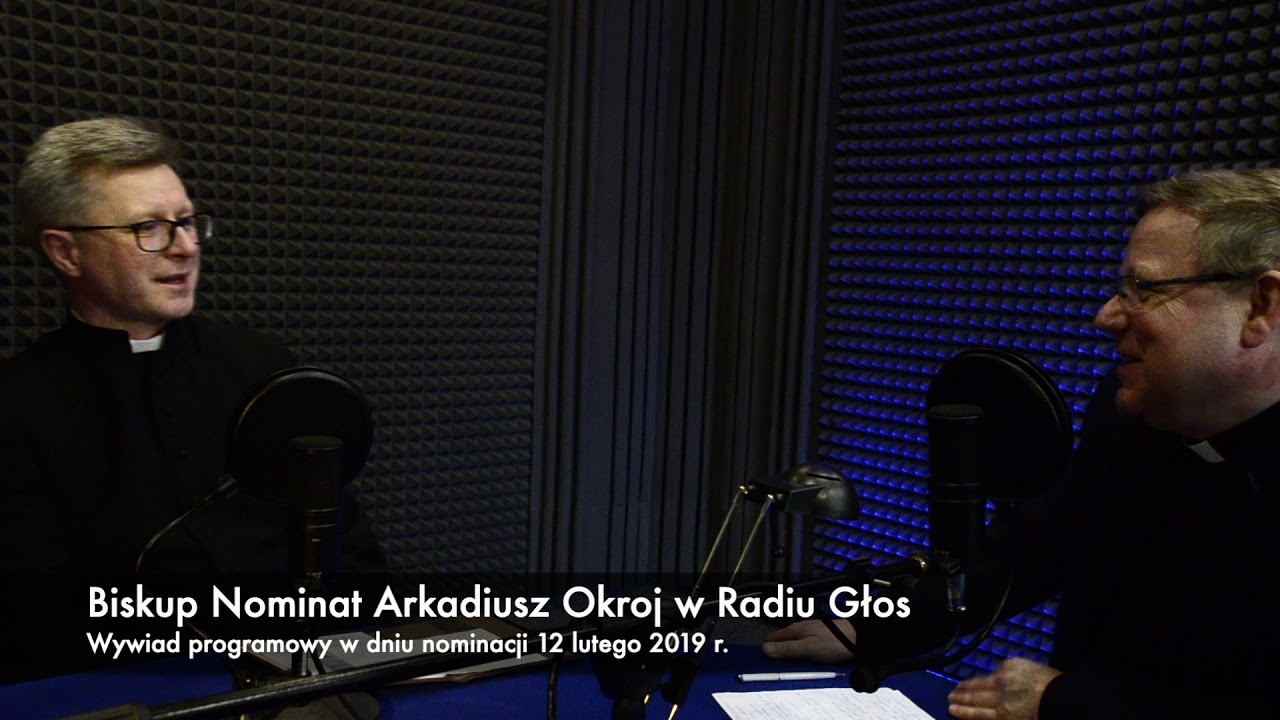 Biskup Nominat Arkadiusz Okroj w Radiu Głos