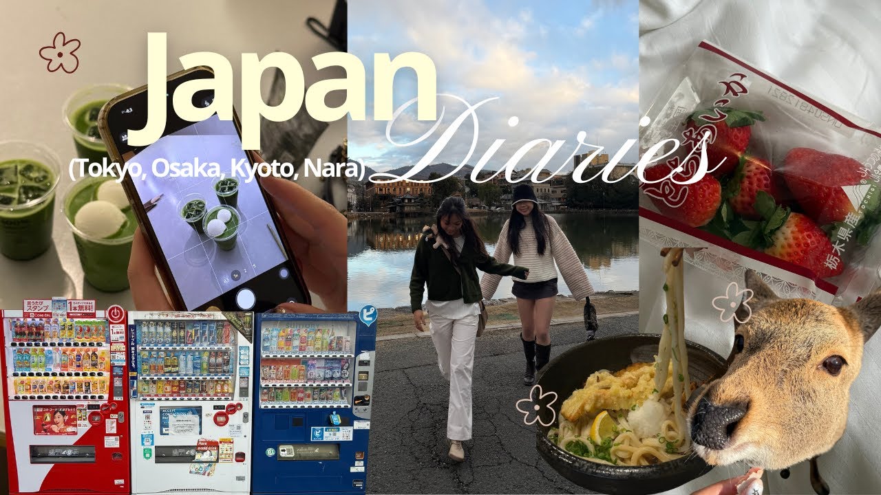 Japan Diaries 🇯🇵 | lots of matcha, eating too much &  20k steps a day⋆˚꩜｡