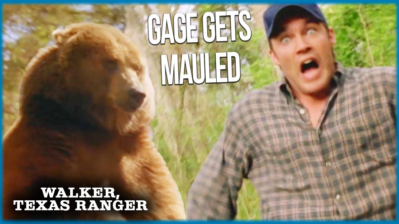 Gage Is MAULED By A Bear! | Walker, Texas Ranger