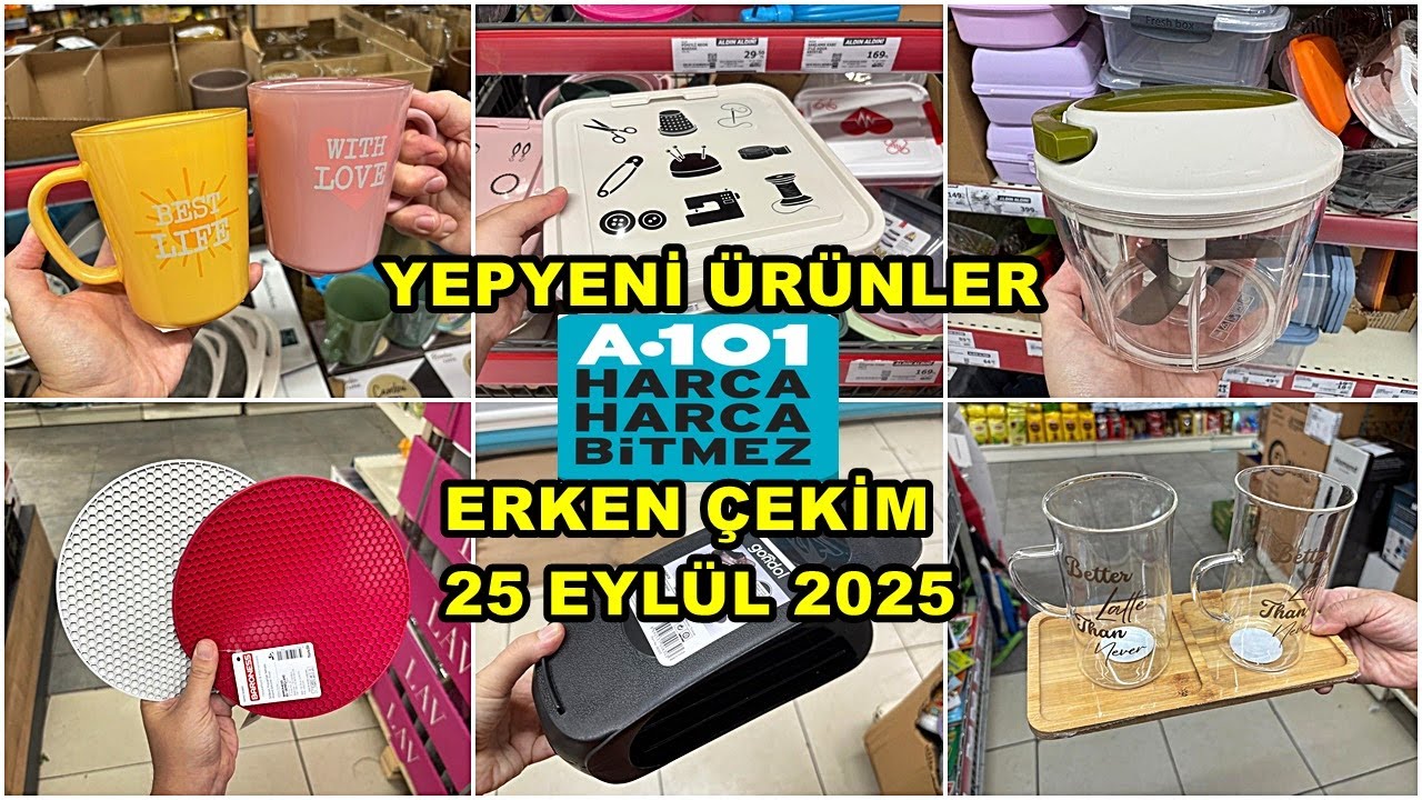 A101’E KOŞUN 💃/ERKEN ÇEKİM 25 EYLÜL 2025💃İLK KEZ BU KANALDA👀A101 AKTÜEL ÜRÜNLERİ İLK SEN GÖR🔥📌A101