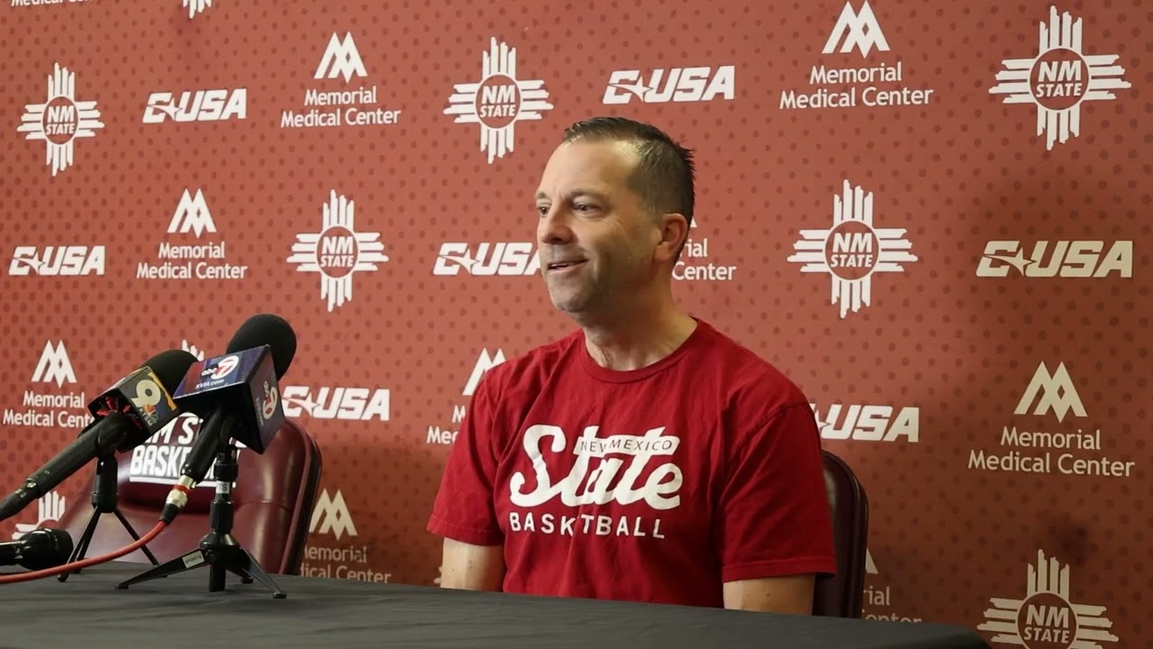 NM State Men's Basketball Presser Feb. 23