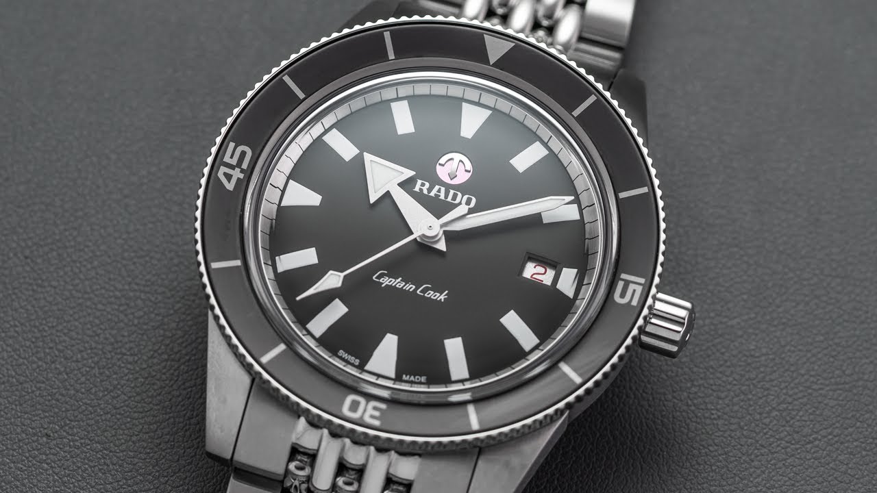 Greyed Out (Ghosted) Dive Watch - Captain Cook Automatic Grey Dial