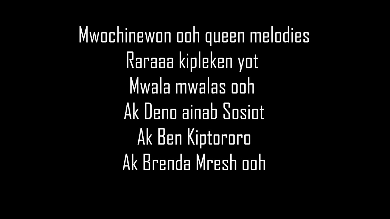 Aninomwon Suet By 2GB with lyrics