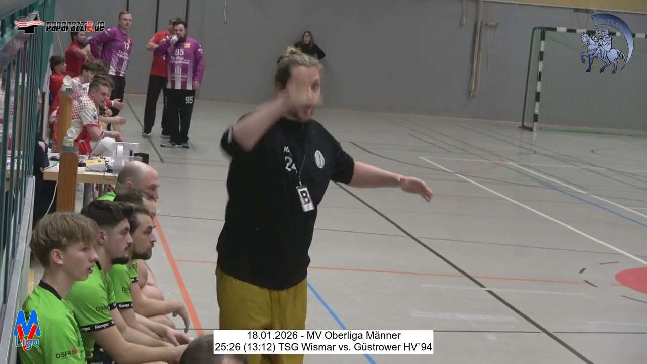 25:26 (13:12) TSG Wismar vs. Güstrower HV`94 - 18.01.2026