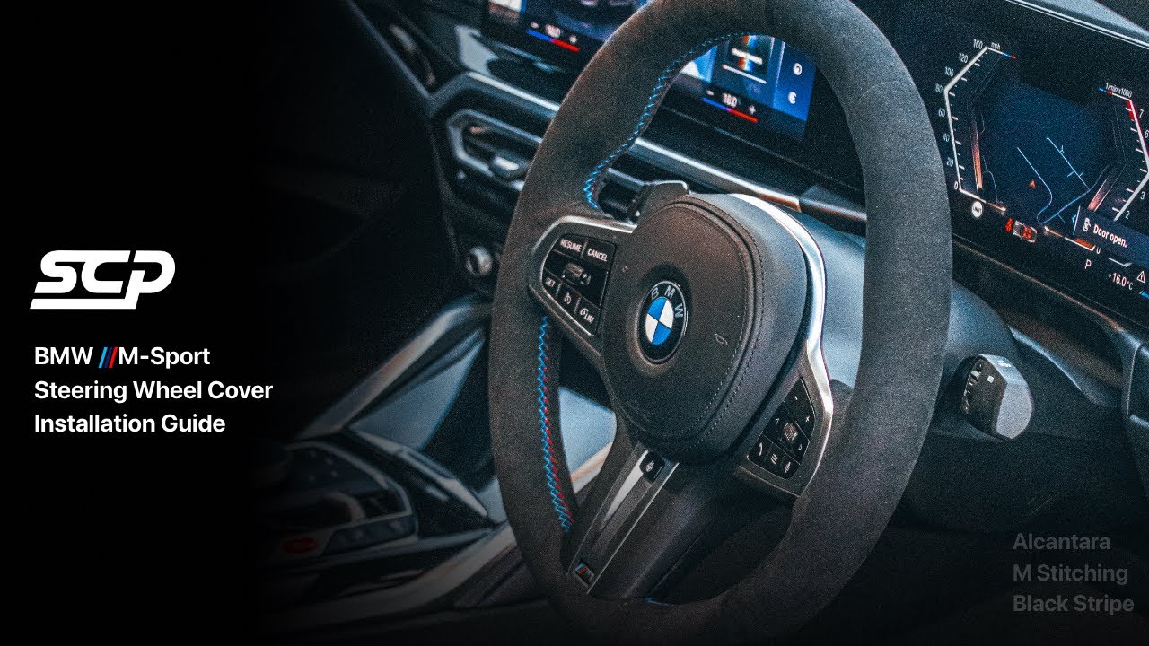 BMW G-Series Alcantara Steering Wheel Cover - Installation Guide (G42 F40 F44 G20 G22 G26 G29 G30)