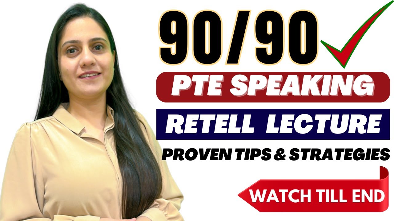 PTE Speaking | Retell Lecture | Proven Tips & Strategies | 90 / 90 score | Must Watch