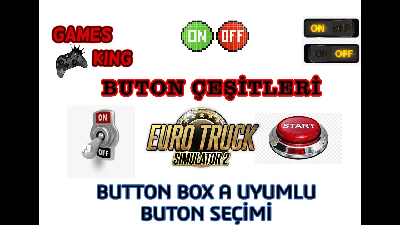 BUTON ÇEŞİTLERİ button box için buton seçimi