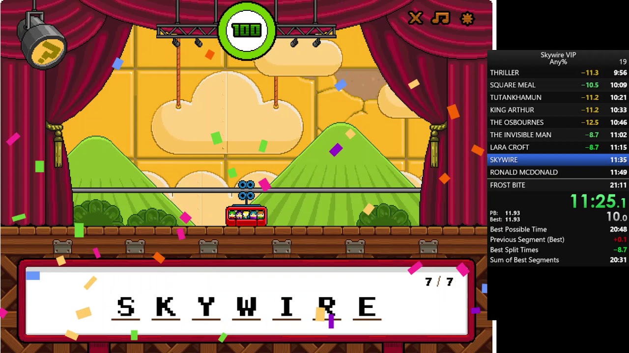 Skywire VIP Any% Speedrun - 20:53