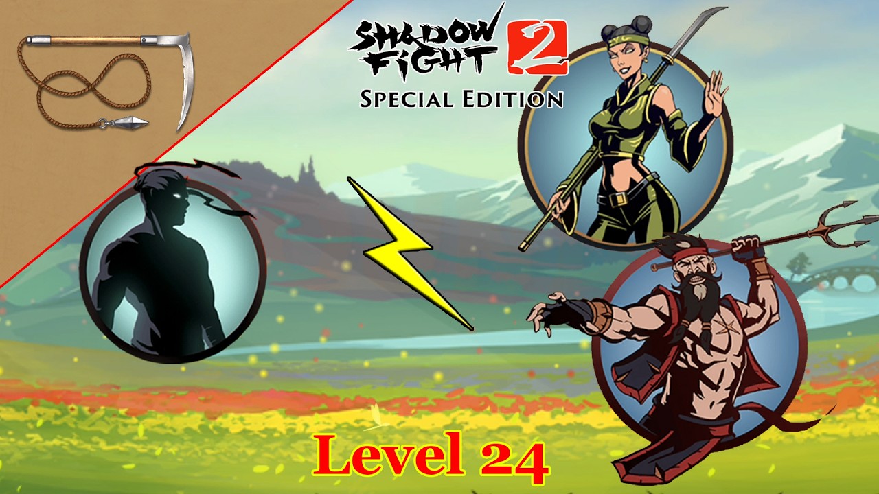 Shadow Fight 2 Special Edition Gameplay Walkthrough || Level 24 vs WASP