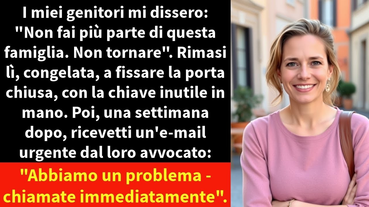 I miei genitori mi dissero; 'Non fai più parte di questa famiglia. Non tornare'. Rimasi lì,