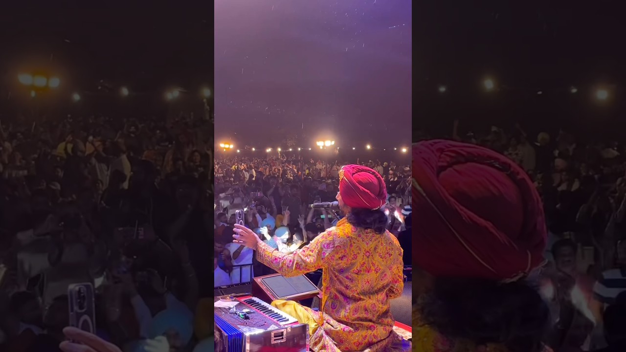 Behind the scenes #mehfilesartaaj 💗 #satindersartaaj #sartaaj #sartaajlive #ludhiana #scdcollege