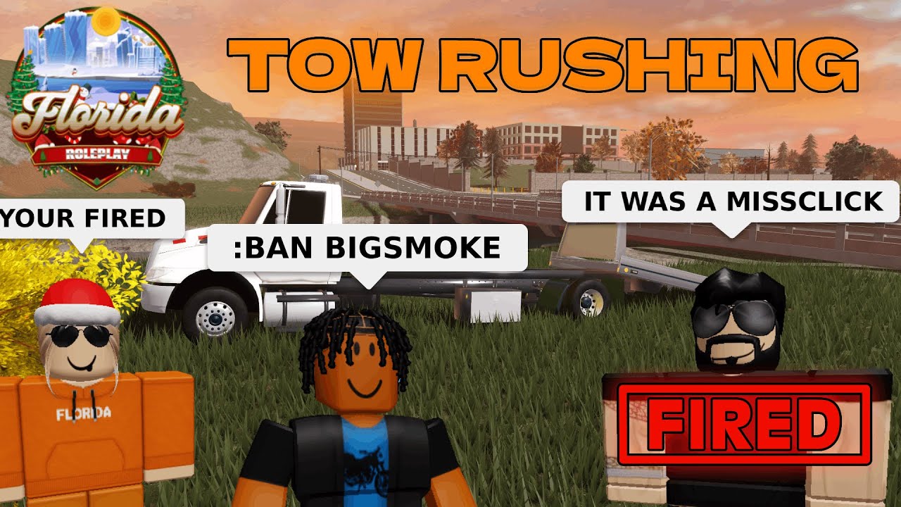 TOW RUSHING CARS PART 2 | ERLC TROLLING