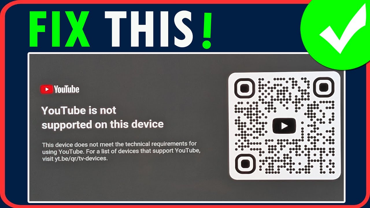 Fix YouTube is not supported on this device TV Box | Android TV | Smart TV