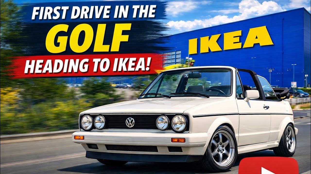First Drive in the Golf Heading to Ikea !  First drive on 2026 