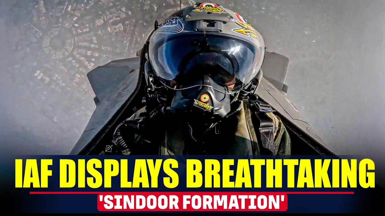 Breathtaking aerial view of IAF's ‘Sindoor Formation’ on R-Day with Rafale, Su-30 MKI, MiG-29