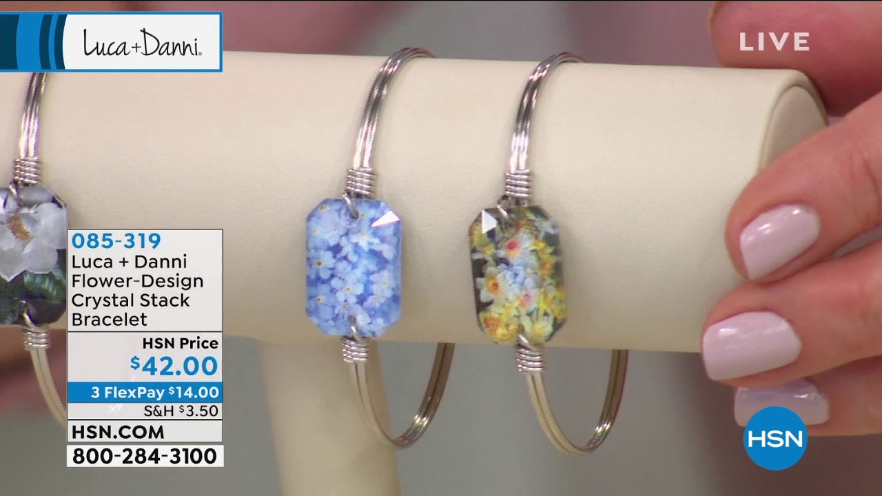 Luca + Danni Daffodils Crystal Stack Bracelet