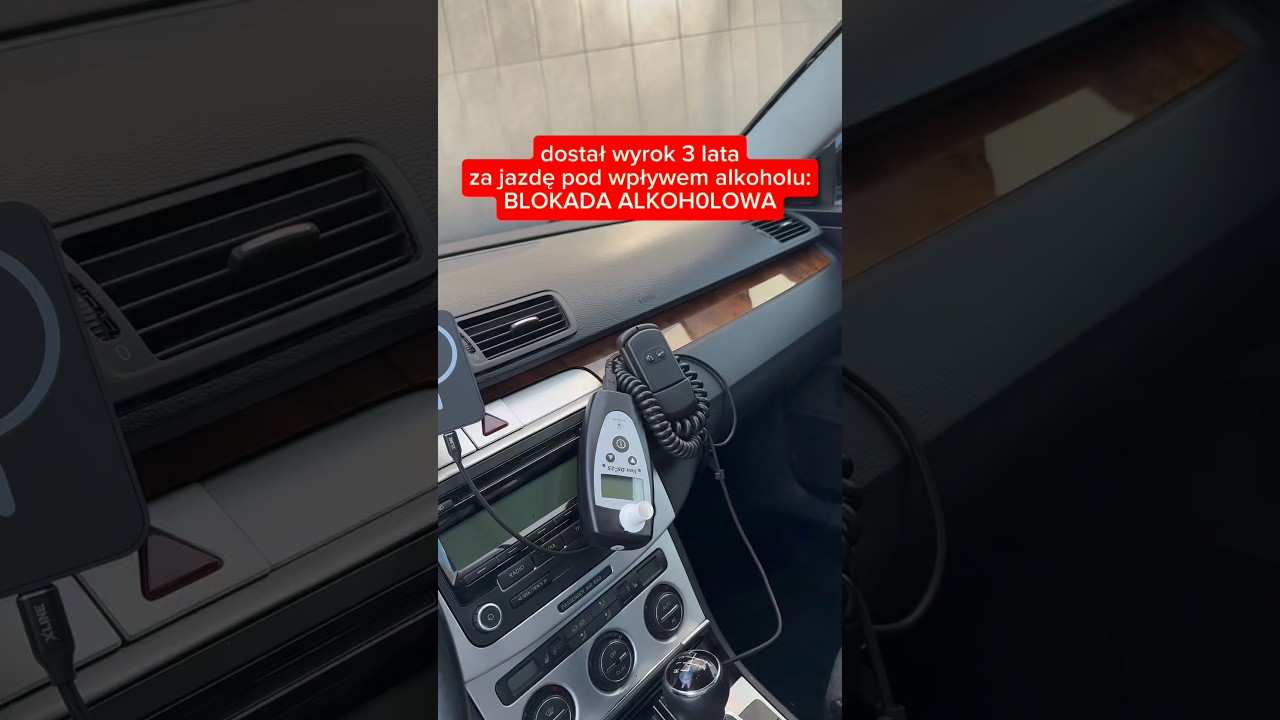 😳Dostał wyrok 3 lata za jazdę pod wpływem: BLOKADA ALKOH0LOWA