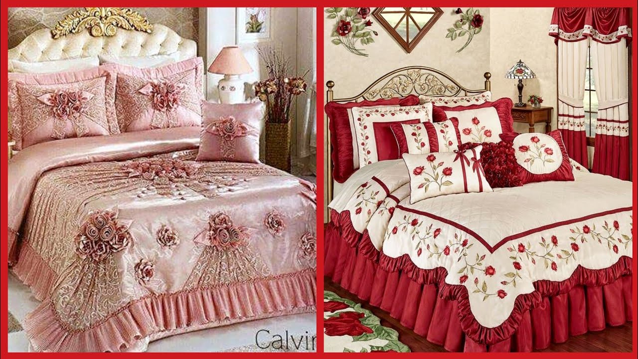 Top Class Bridal Bedsheet Collection//Luxury Wedding Bedding Set King Queen Double Size Bedsheets