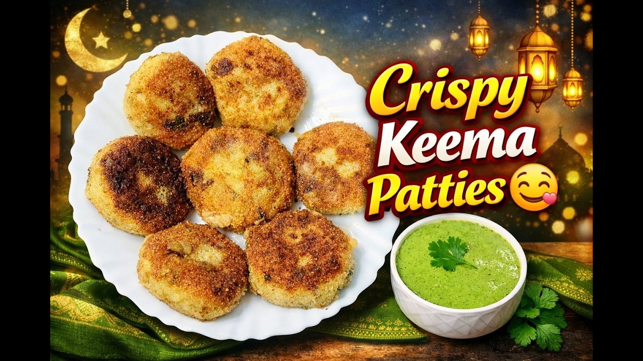 Ramzan Special Keema Aloo Patties 🤤 | Crispy Iftar Snack Recipe