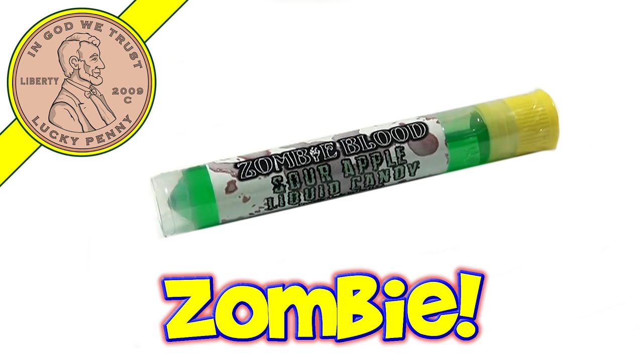 Zombie Blood Sour Apple Liquid Candy, Nifty Candy Review